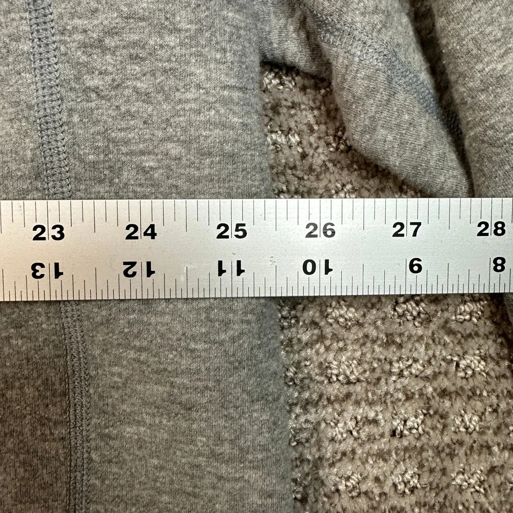 The North Face Mens XXL Snap Neck Hoodie Heather Grey Pullover Sweatshirt